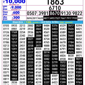 Rajshree Daily 2.25PM Result 11 04 26