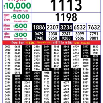 Rajshree Daily 8PM Result 12 04 26