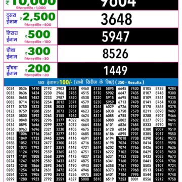 Rajshree 9PM Result 25 05 26