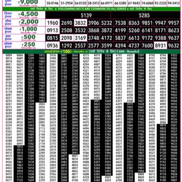 Rajshree 50 Lottery 7:30PM Result 21 05 26