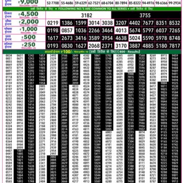 Rajshree 50 Lottery 7:30PM Result 23 05 26
