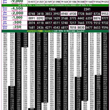 Rajshree 50 Lottery 7:30PM Result 24 05 26