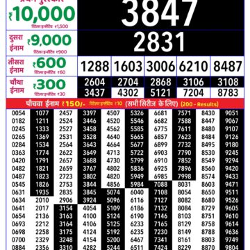 Rajshree Daily 8PM Result 17 06 26