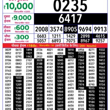 Rajshree Daily 8PM Result 14 06 26