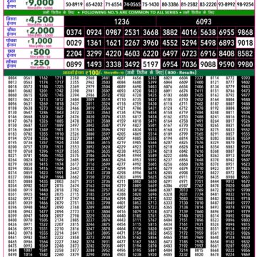 Rajshree 50 Lottery 7:30PM Result 18 06 26