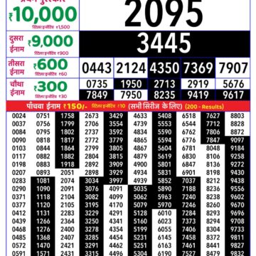 Rajshree Daily 8PM Result 18 07 26