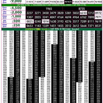 Rajshree 50 Lottery 7:30PM Result 24 07 26