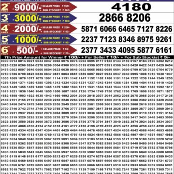 Punjab State Dear 50 Lottery 6:30PM Result 03 07 26
