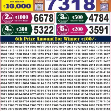 Labh Laxmi Lottery 4PM Result 31 07 26