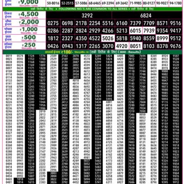 Rajshree 50 Lottery 7:30PM Result 19 08 26