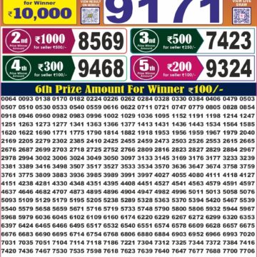 Labh Laxmi Lottery 4PM Result 01 08 26