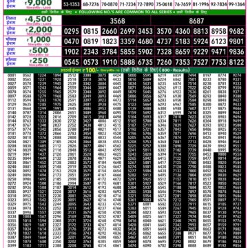 Rajshree 50 Lottery 7:30PM Result 03 08 26
