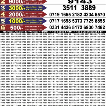 Punjab State Dear 50 Lottery 6:30PM Result 06 08 26