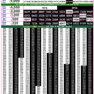 Rajshree 50 Lottery 7:30PM Result 13 08 26