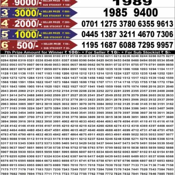 Punjab State Dear 50 Lottery 6:30PM Result 17 08 26