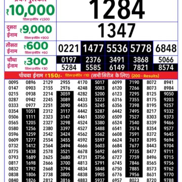 Rajshree Daily 8PM Result 19 08 26