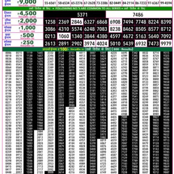 Rajshree 50 Lottery 7:30PM Result 30 08 26