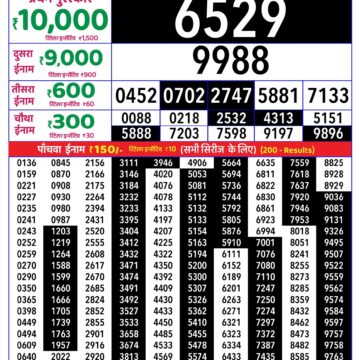 Rajshree Daily 8PM Result 24 08 26