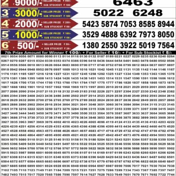 Punjab State Dear 50 Lottery 6:30PM Result 01 09 26