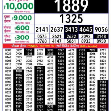Rajshree Daily 8PM Result 14 09 26