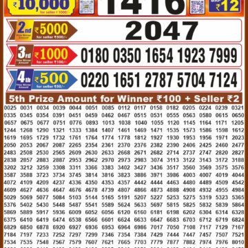 Dear Lottery Result 8PM 17 09 26