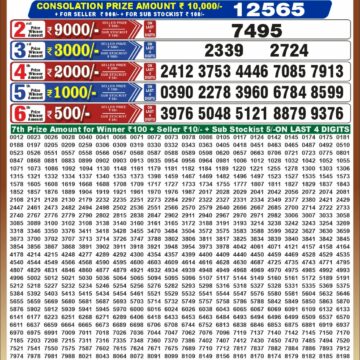 Punjab State Dear 50 Lottery 6:30PM Result 20 09 26