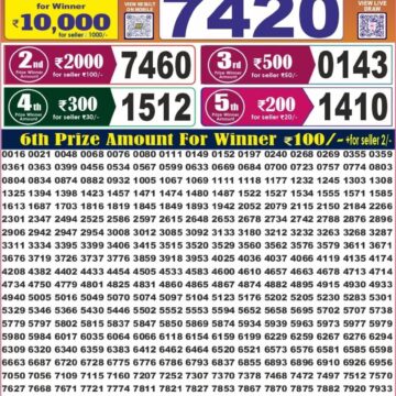Labh Laxmi Lottery 4PM Result 25 09 26