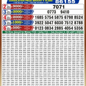 Punjab State Dear 50 Lottery 6:30PM Result 25 09 26