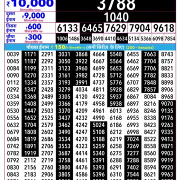 Rajshree Daily 2.25PM Result 28 09 26