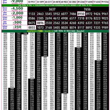 Rajshree 50 Lottery 7:30PM Result 18 10 26