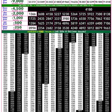 Rajshree 50 Lottery 7:30PM Result 20 10 26