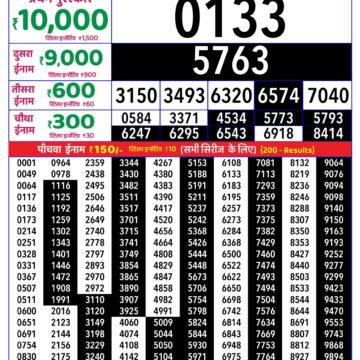 Rajshree Daily 8PM Result 15 10 26