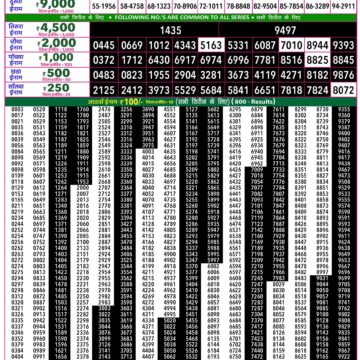 Rajshree 50 Lottery 7:30PM Result 23 10 26