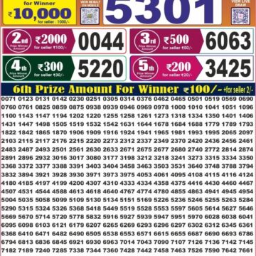 Labh Laxmi Lottery 4PM Result 05 10 26