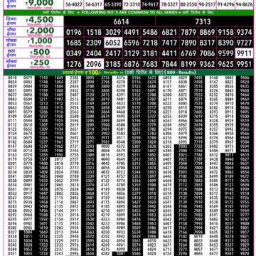 Rajshree 50 Lottery 7:30PM Result 06 10 26
