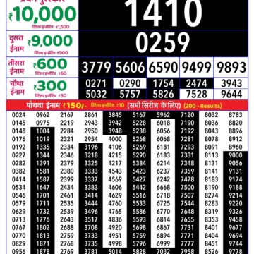 Rajshree Daily 8PM Result 18 10 26