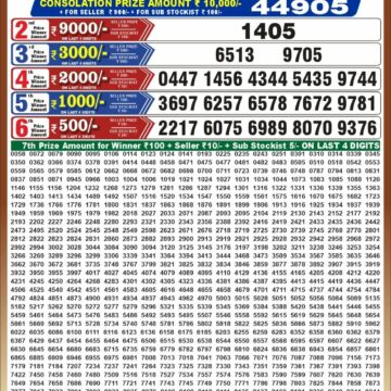 Punjab State Dear 50 Lottery 6:30PM Result 20 10 26