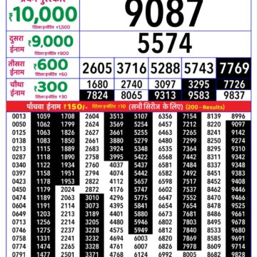 Rajshree Daily 8PM Result 24 10 26